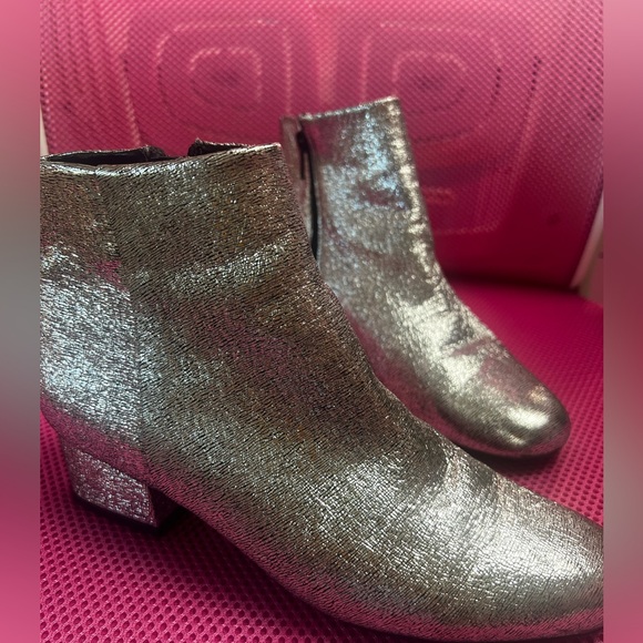 Statement Silver Booties - Picture 4 of 6
